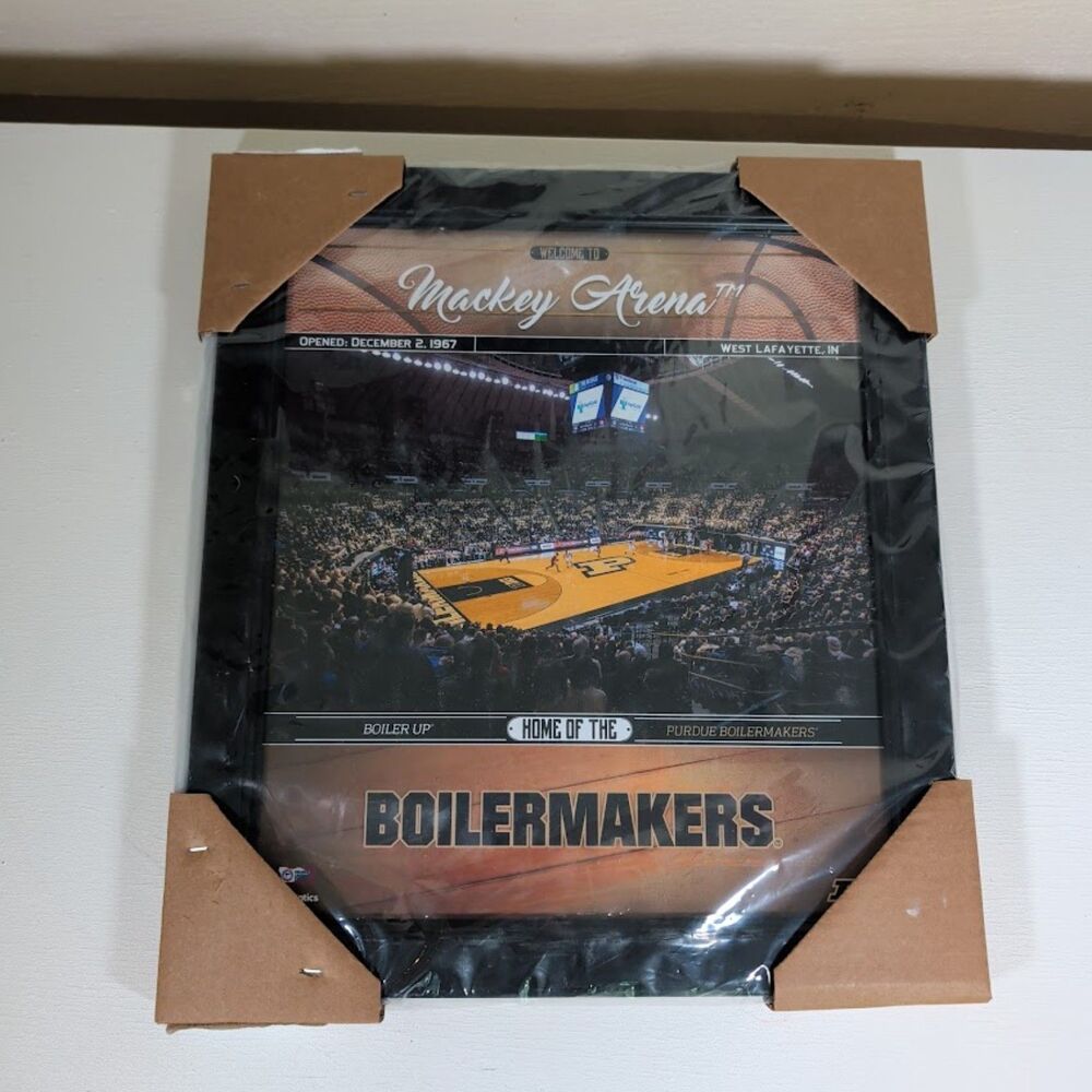 Purdue Boilermakers Mackey Arena Sublimated Plaque - Fanatics 18x16 - NEW
